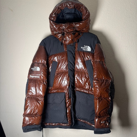 Supreme The North Face Brown Mountain Baltoro Down Puffer Jacket Mens - Picture 1 of 11